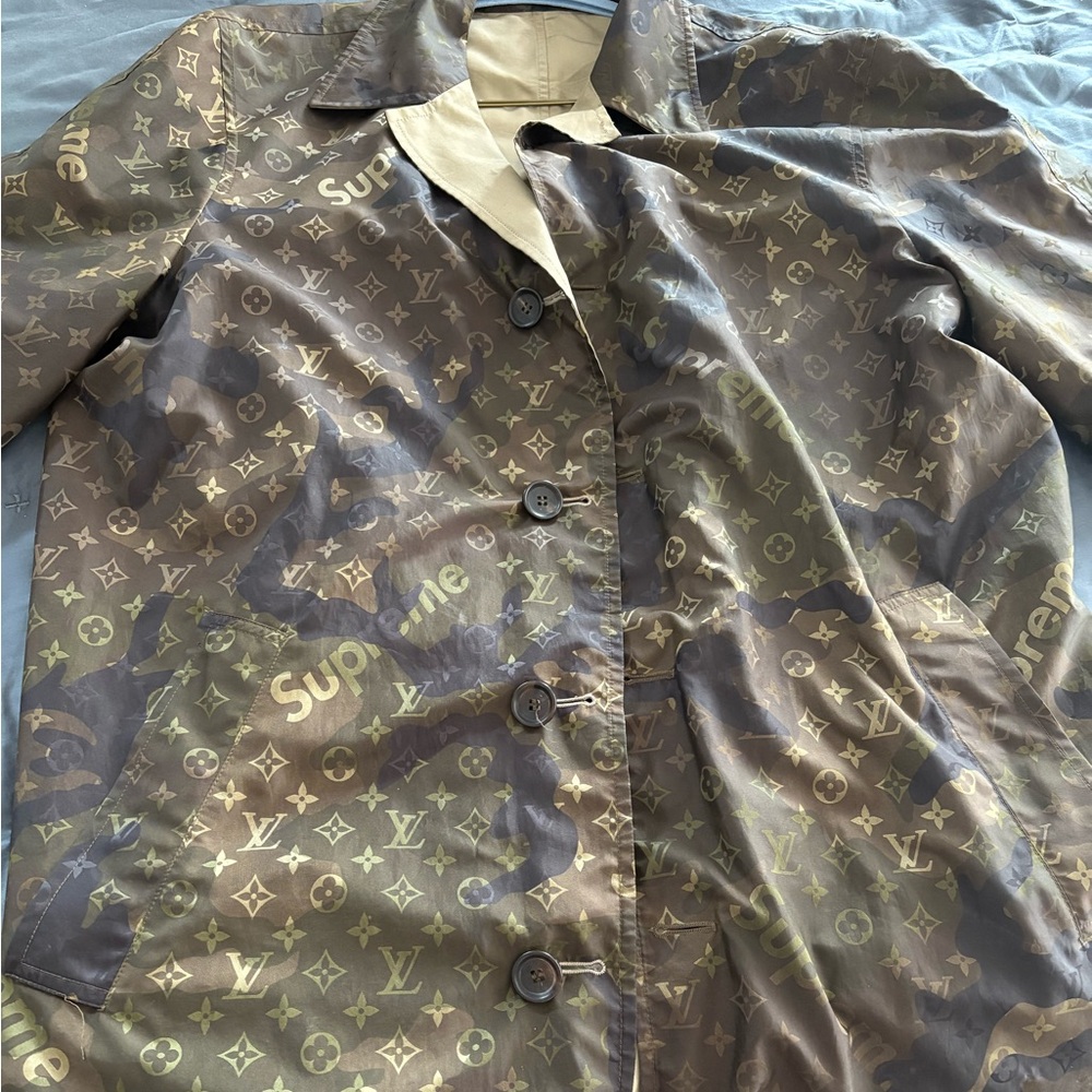 Louis Vuitton x Supreme Reversible Trench Coat